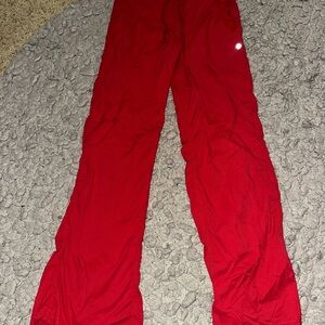 Lululemon red dance studio pants